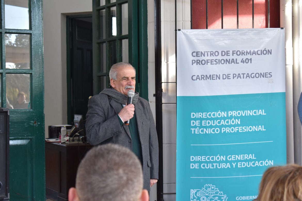 EL INTENDENTE MARINO ACOMPAÑÓ EL ACTO POR EL DIA DE LA FORMACIÓN PROFESIONAL