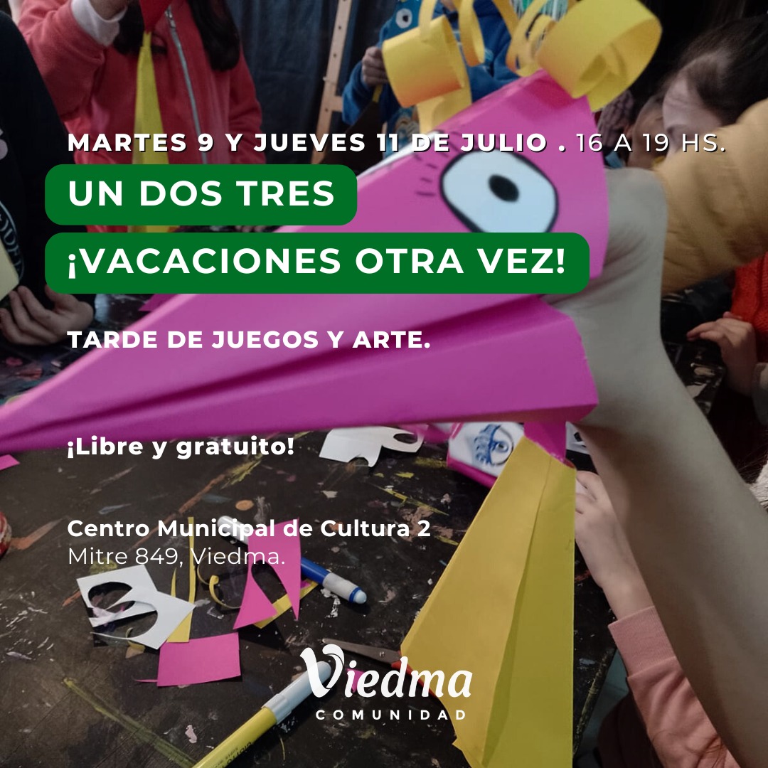 VIEDMA RECIBE LAS VACACIONES DE INVIERNO CON MÚLTIPLES ACTIVIDADES CULTURALES