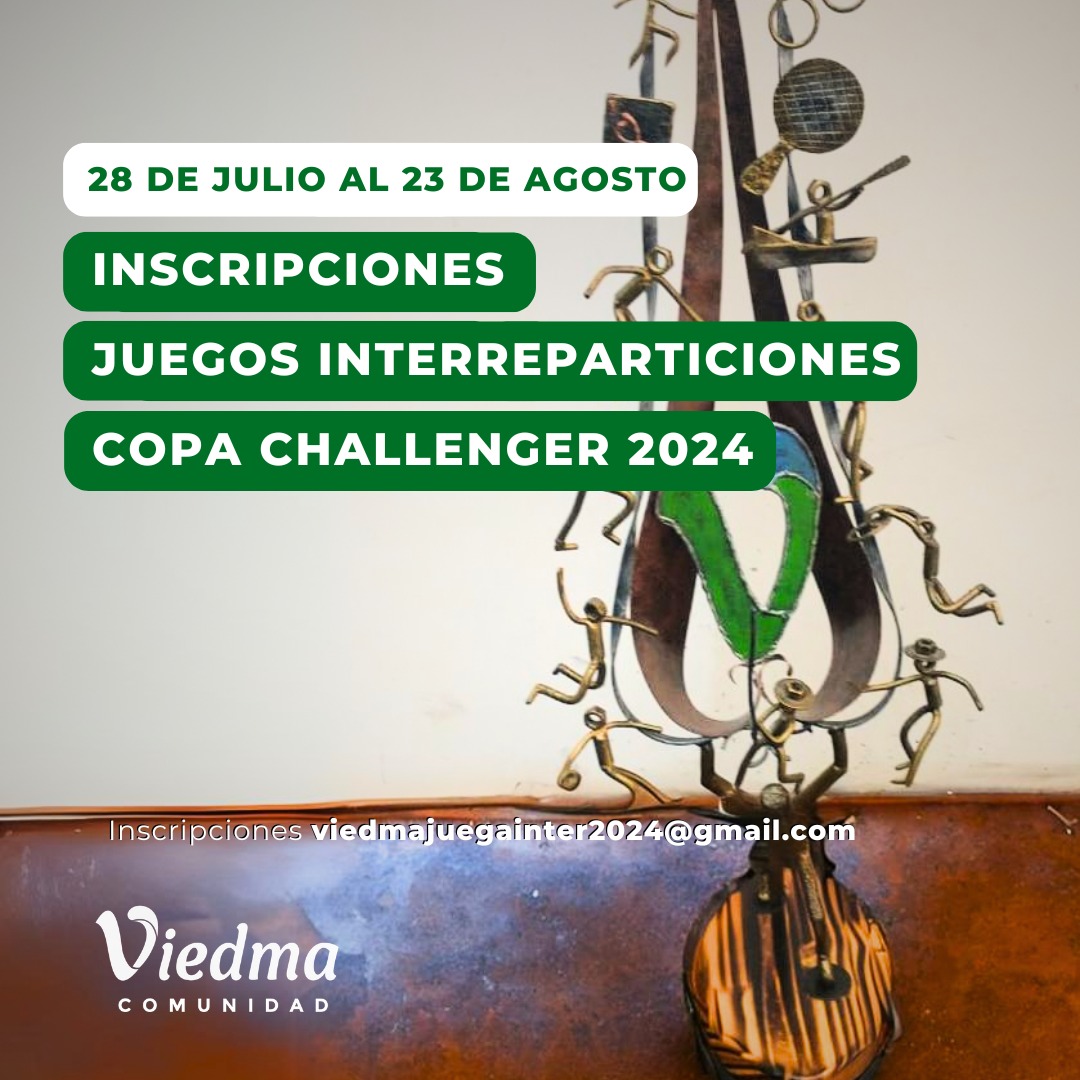 INSCRIPCIONES ABIERTAS PARA PARTICIPAR DE LOS INTERREPARTICIONES «VIEDMA JUEGA 2024»