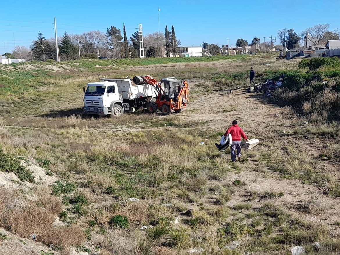 OPERATIVO DE LIMPIEZA BARRIAL, TRABAJOS MANTENIMIENTO Y LIMPIEZA EN PATAGONES