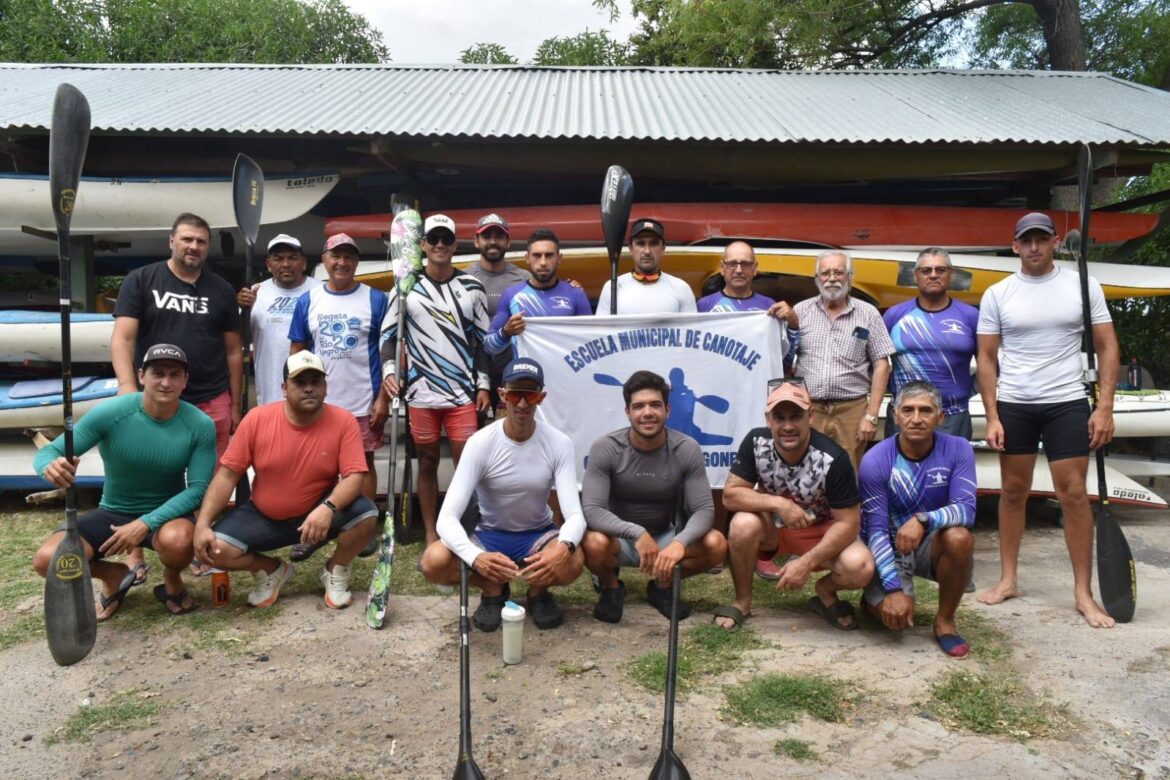 DUARTE SE REUNIÓ CON PALISTAS DE PATAGONES ANTES DE LA REGATA INTERNACIONAL DEL RÍO NEGRO