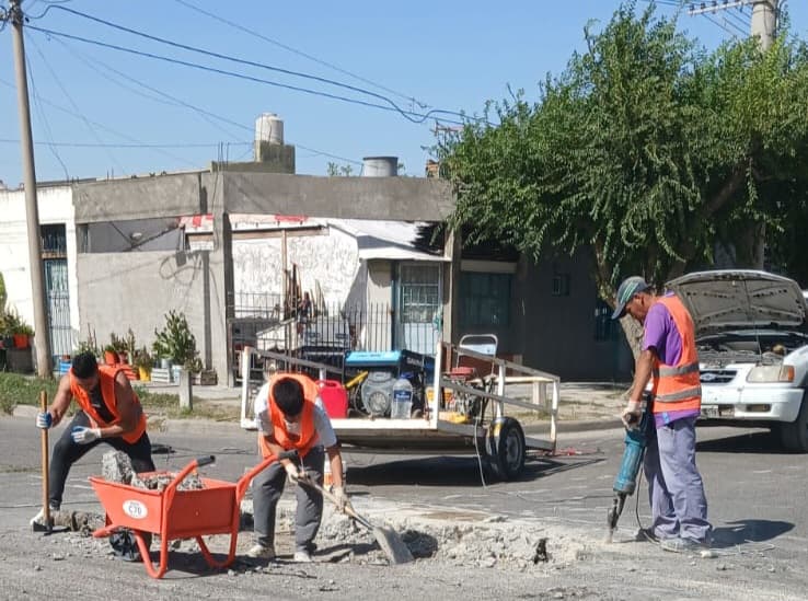 AVANZA EL PLAN DE BACHEO INTEGRAL PARA LA OPTIMIZACIÓN DE LAS CALLES PAVIMENTADAS